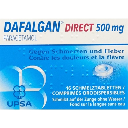 DAFALGAN Direct Schmelztabl 500 mg