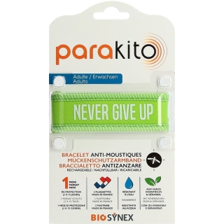 PARAKITO Armband Erwachsene Never Give Up grün