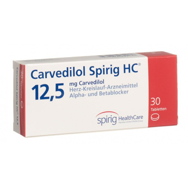 CARVEDILOL Spirig HC Tabl 12.5 mg