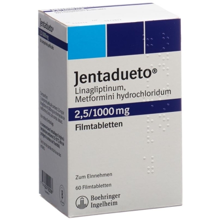 Jentadueto плівкові таблетки 2,5 мг/1000 мг 3 х 60 шт.