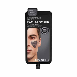 SKIN REPUBLIC Men's Facial Scrub+Charcoal