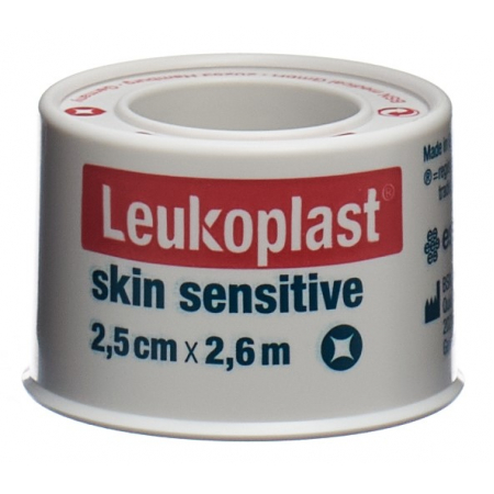 Силикон для чувствительной кожи Leukoplast рулон 2,5смх2,6м 12 шт.