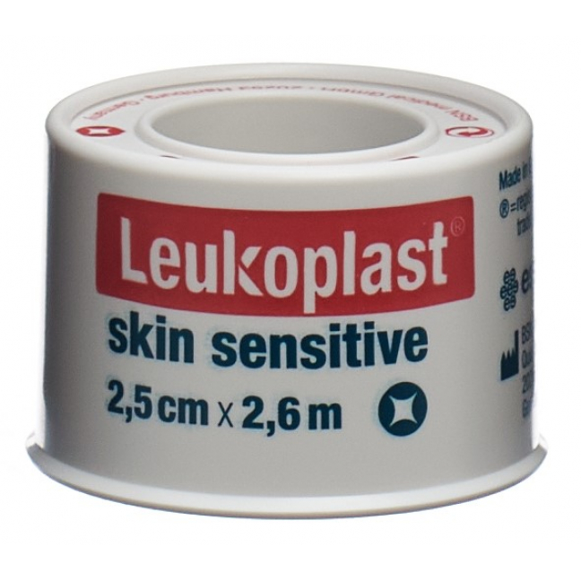 Силикон для чувствительной кожи Leukoplast рулон 2,5смх2,6м 12 шт.