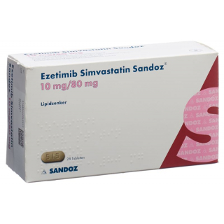 EZETIMIB SIMVASTATIN Sandoz Tabl 10/80 mg