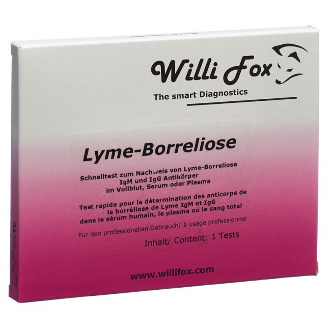 WILLI FOX Lyme-Borreliose Schnelltest