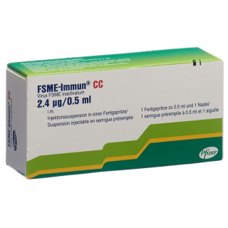 ФСМЕ-Иммун CC суспензия для инъекций 1 предварительно заполненный шприц 0,5 мл с отдельной иглой
