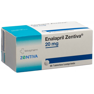 ENALAPRIL Zentiva Tabl 20 mg