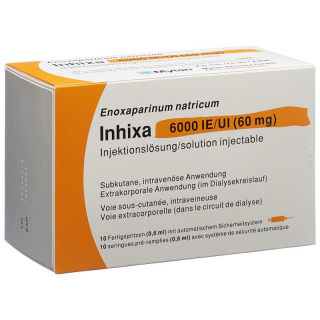INHIXA Inj Lös 60 mg/0.6ml