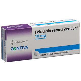 FELODIPIN retard Zentiva 10 mg