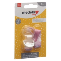 Держатель для детской пустышки Medela, розовый