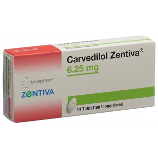 КАРВЕДИЛОЛ Зентива табл. 6,25 мг