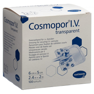 COSMOPOR I.V. 6x5cm transparent