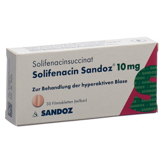 СОЛИФЕНАЦИН Сандоз таблетки пленочные 10 мг