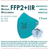VASANO Maske FFP2 + Typ IIR türkis D/F/I