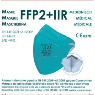 VASANO Maske FFP2 + Typ IIR türkis D/F/I