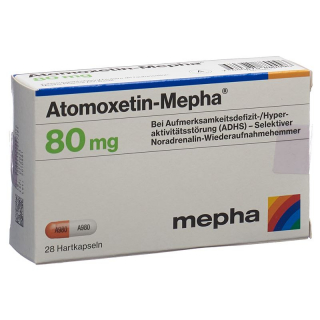 Атомоксетин Мефа 80 мг 28 капсул
