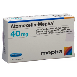 Атомоксетин Мефа 40 мг 7 капсул