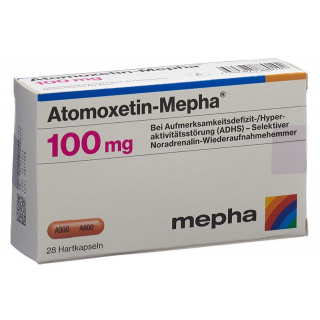 Атомоксетин Мефа 100 мг 28 капсул