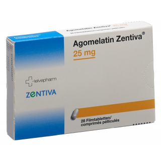 АГОМЕЛАТИН Зентива пленочные таблетки 25 мг