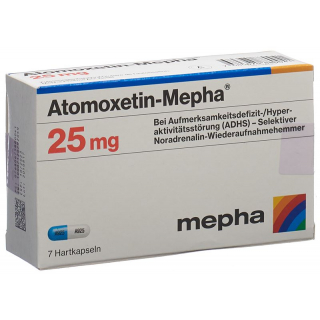 Атомоксетин Мефа 25 мг 28 капсул