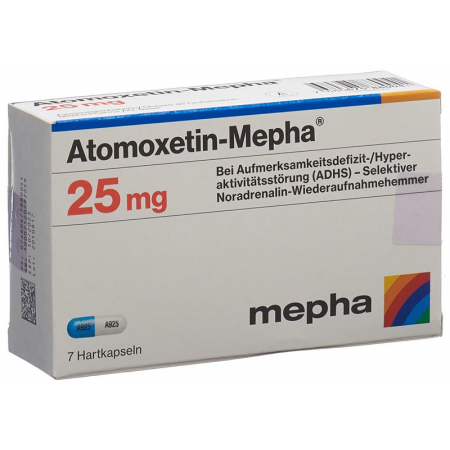 Атомоксетин Мефа 25 мг 7 капсул