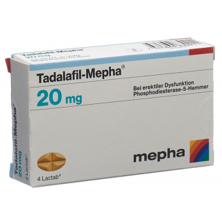 ТАДАЛАФИЛ Мефа пленочные таблетки 20 мг
