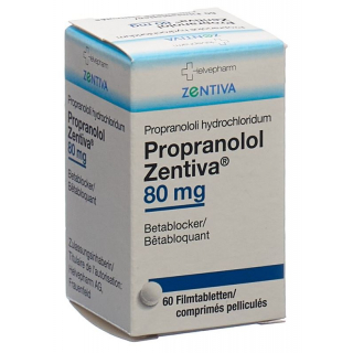 PROPRANOLOL Zentiva Filmtabl 80 mg