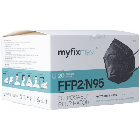 MYFIXMASK FFP2-Maske N95 schwarz