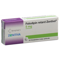 FELODIPIN retard Zentiva 5 mg