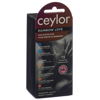 Презервативы Ceylor Rainbow Love 15 шт.