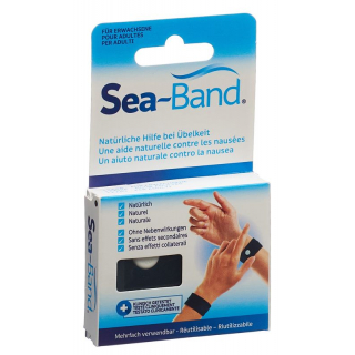 SEA-BAND AKUP ERWACHS SCHWAR