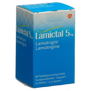 Ламиктал 5 мг 60 диспергируемых таблеток