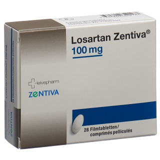 Лозартан Зентива таблетки 100 мг 98 шт.