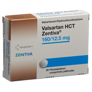 Валсартан HCT Зентива Фильмтабл 160/12,5 мг 28 шт.