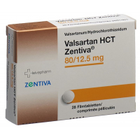 Валсартан HCT Зентива таблетки 80/12,5 мг 98 шт.