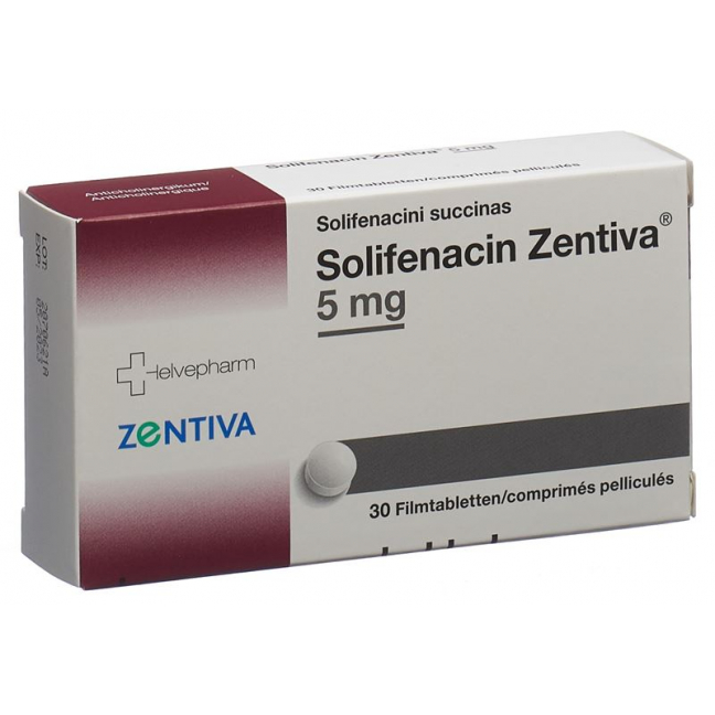 Солифенацин Зентива Фильмтабл 5 мг 30 шт.