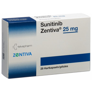 SUNITINIB Zentiva Kaps 25 mg