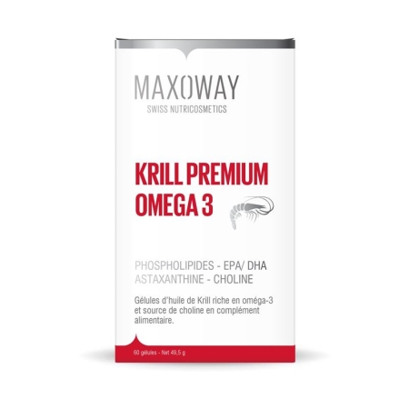 MAXOWAY KRILL PREMIUM OMEGA 3 Kaps