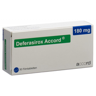 Деферасирокс Аккорд таблетки в пленочной упаковке 180 мг 90 шт.