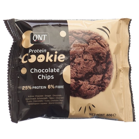 Шоколадна стружка QNT Protein Cookie