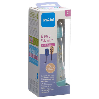 Бутылочка MAM Easy Start Anti-Colic, 260 мл, для мальчиков от 2 месяцев