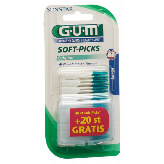 GUM Soft-Picks Original Large + 20 в подарок 40 шт.