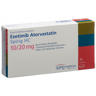 Эзетимиб Аторвастатин Спириг HC таблетки 10 мг/20 мг 30 шт.
