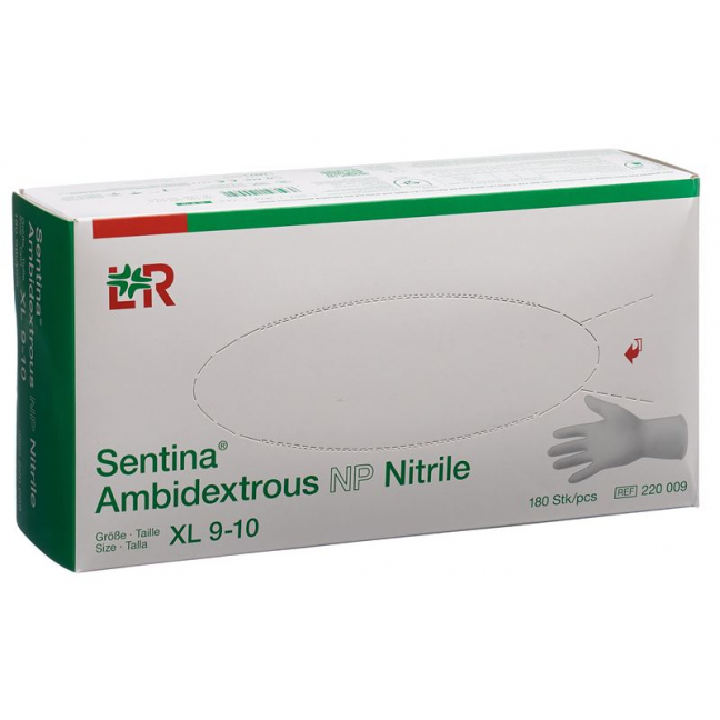 SENTINA Ambidextrous XL 9-10 Nitrile pud f