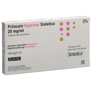 PRILOCAIN Hyperbar Sint 100 mg/5ml ste Bli