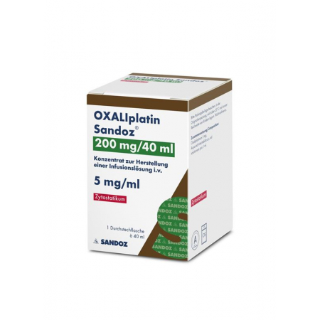 Оксалиплатин Сандоз концентрат для инфузий 200 мг / 40 мл флакон 40 мл