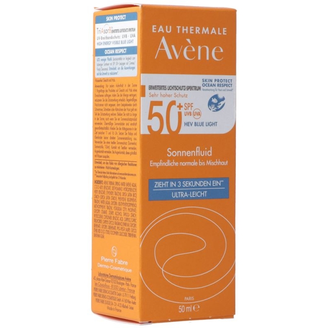 Сонцезахисний флюїд AVENE SUN SPF50+