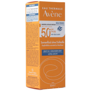 Avene Sun Солнцезащитный флюид без запаха SPF50+ Tb 50 мл