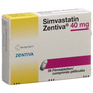 СИМВАСТАТИН Зентива пленочные таблетки 40 мг