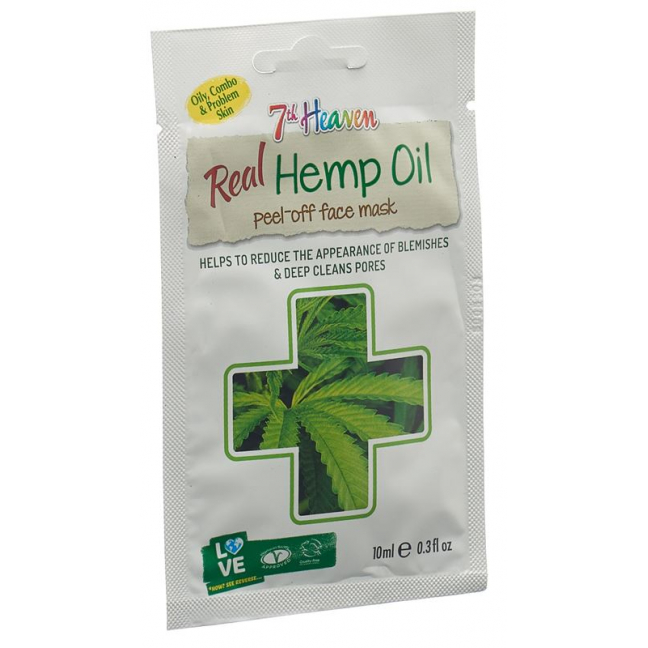 7TH HEAVEN Real Hemp Oil Peel-off Mask